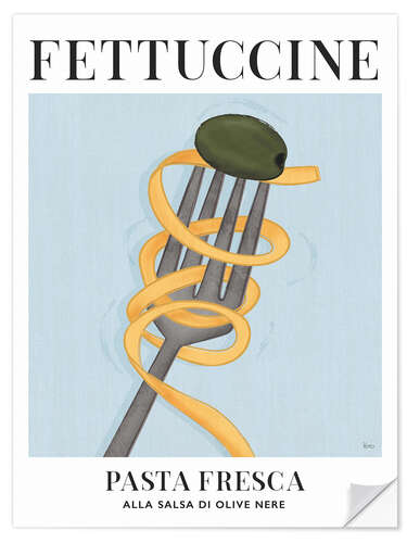 Naklejka na ścianę Fettuccine - Pasta Fresca
