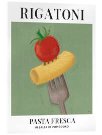 Acrylic print Rigatoni - Pasta Fresca