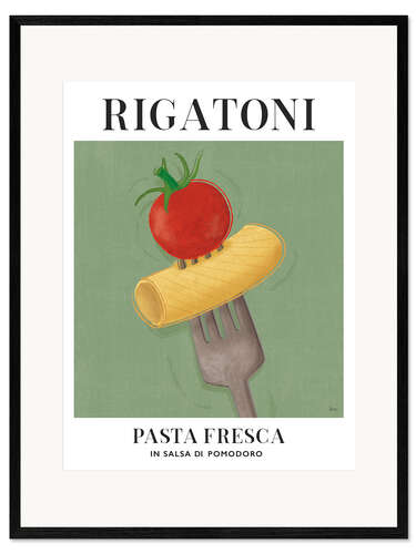 Framed art print Rigatoni - Pasta Fresca
