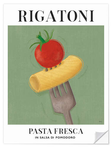Naklejka na ścianę Rigatoni - Pasta Fresca