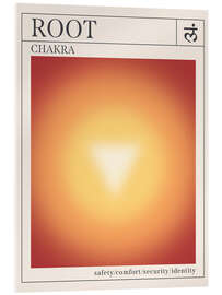 Tableau en verre acrylique Root - Chakras