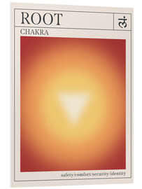 Hartschaumbild Root - Chakras