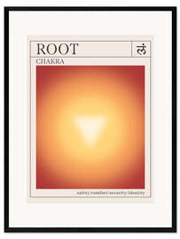 Gerahmter Kunstdruck Root - Chakras
