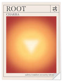 Wandsticker Root - Chakras
