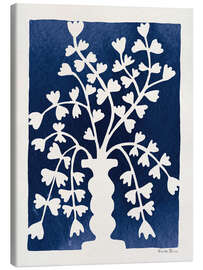 Canvas print Blooming Blue - Farida Zaman
