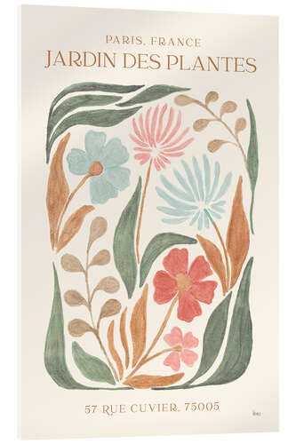 Acrylic print Jardin des Plantes