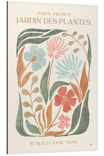 Aluminium print Jardin des Plantes