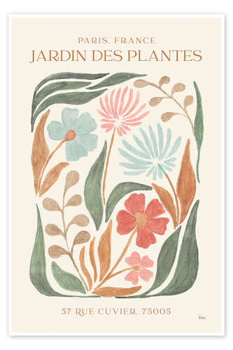 Poster Jardin des Plantes