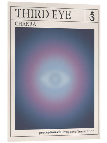 Acrylic print Third Eye - Chakras