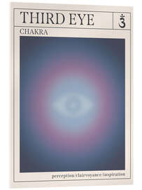 Tableau en verre acrylique Third Eye - Chakras