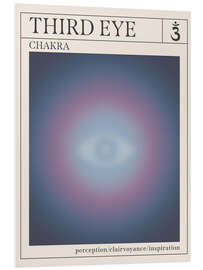 Hartschaumbild Third Eye - Chakras