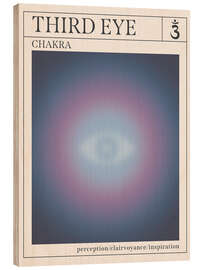 Obraz na drewnie Third Eye - Chakras