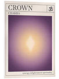 Tableau en verre acrylique Crown - Chakras