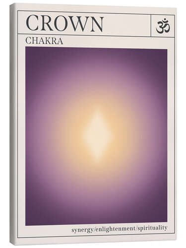 Canvastavla Crown - Chakras
