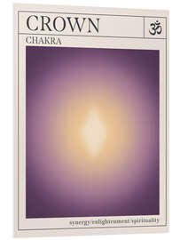 Hartschaumbild Crown - Chakras