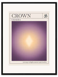 Gerahmter Kunstdruck Crown - Chakras