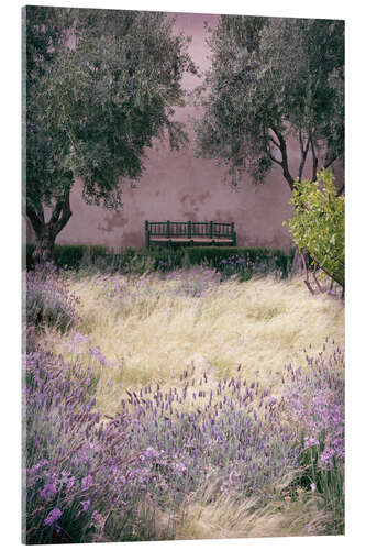 Akrylbillede Lavender garden