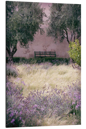 Stampa su alluminio Giardino di lavanda