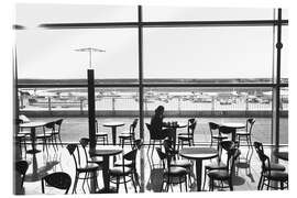 Acrylic print Frankfurt Germany, Airport Lounge - Jones &amp; Shimlock