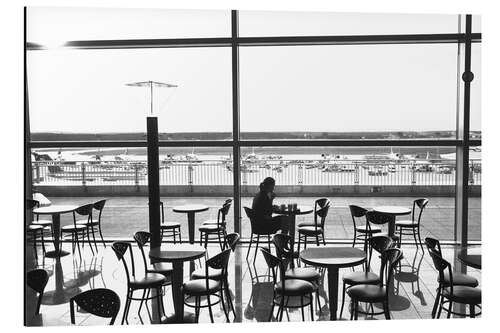 Tableau en aluminium Frankfurt Germany, Airport Lounge
