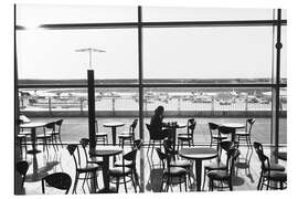 Tableau en aluminium Frankfurt Germany, Airport Lounge - Jones &amp; Shimlock