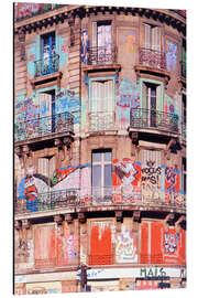 Cuadro de aluminio House With Graffiti, Paris - Jones &amp; Shimlock