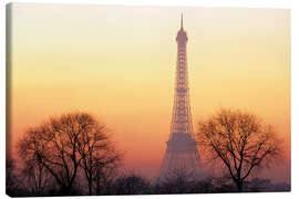 Canvas print Evening Tuning at the Eiffel Tower - Jones &amp; Shimlock