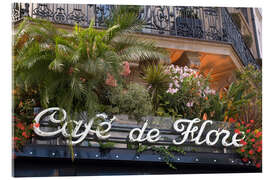 Quadro em acrílico Cafe de Flore, Boulevard Saint-Germain, Paris - Jones &amp; Shimlock