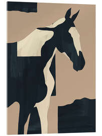 Acrylic print Abstract Minimal Horse