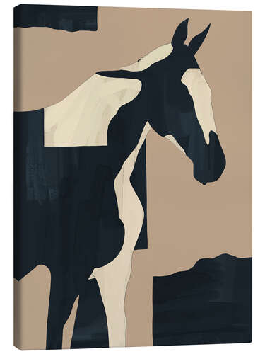 Quadro em tela Abstract Minimal Horse