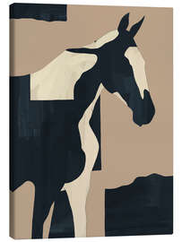 Quadro em tela Abstract Minimal Horse