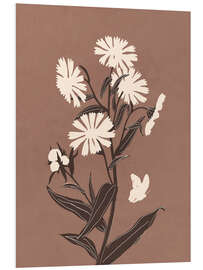 Hartschaumbild Abstract Flowers 16