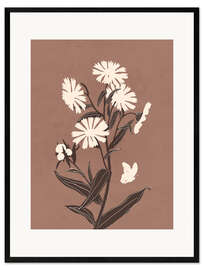 Gerahmter Kunstdruck Abstract Flowers 16