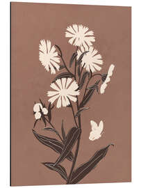 Magnettafel Abstract Flowers 16