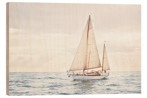 Cuadro de madera Sailboat
