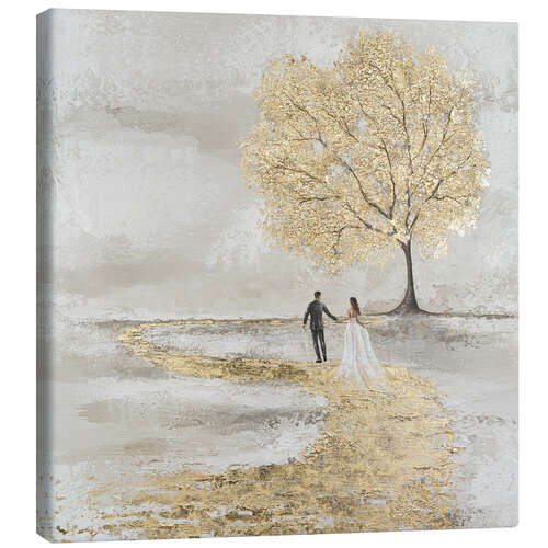 Canvas-taulu Golden Vows