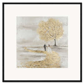 Impression artistique encadrée Golden Vows