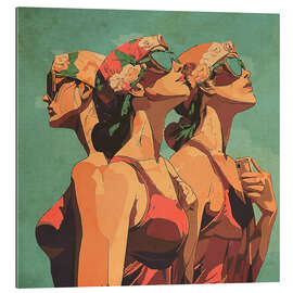 Gallery print Sunbathing girls - Layla Oz