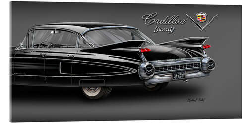Akrylbillede 1959 Cadillac Biarritz