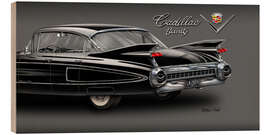 Tableau en bois 1959 Cadillac Biarritz - Michael Fishel