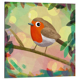 Alubild Glücksbote Robin - Julia Reyelt