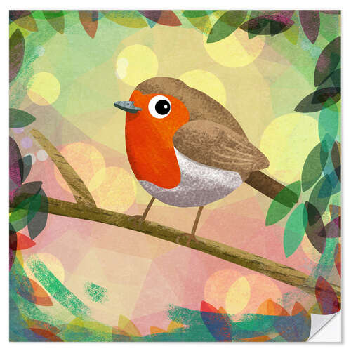 Sticker mural Harbinger of good fortune