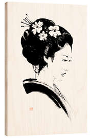 Hout print Daydreaming