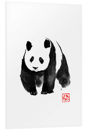 Print på skumplade Giant Panda