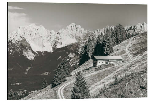 Tableau en aluminium Mountain farm near Kitzbühel in Tyrol