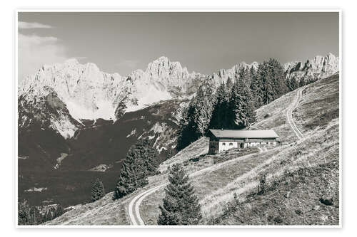 Poster Bergbauernhof bei Kitzbühel in Tirol