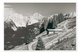 Poster Bergbauernhof bei Kitzbühel in Tirol - Dieterich Fotografie