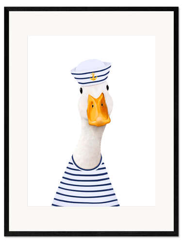 Stampa artistica con cornice Duck - Sailor