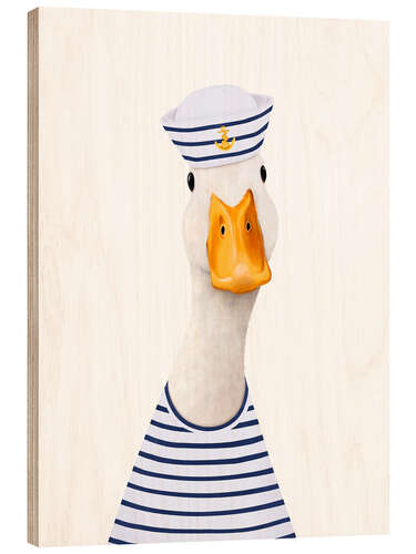 Wood print Sea ​​duck