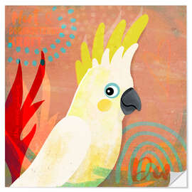 Sticker mural Just be YOU, Cackatoo - Julia Reyelt